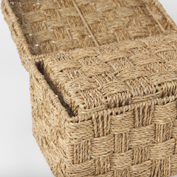 Dovecove Boxes Seagrass General Basket Set Wayfair